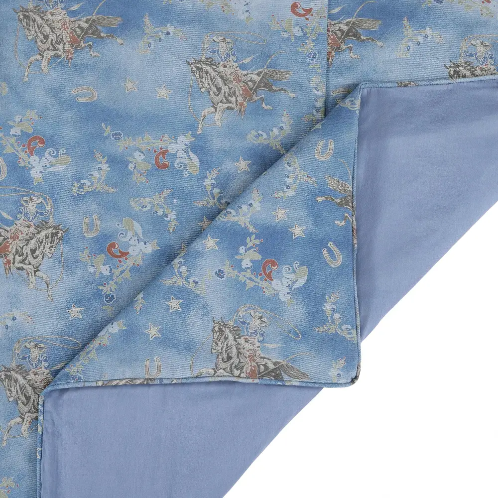 Patchwork Denim Duvet Cover Set