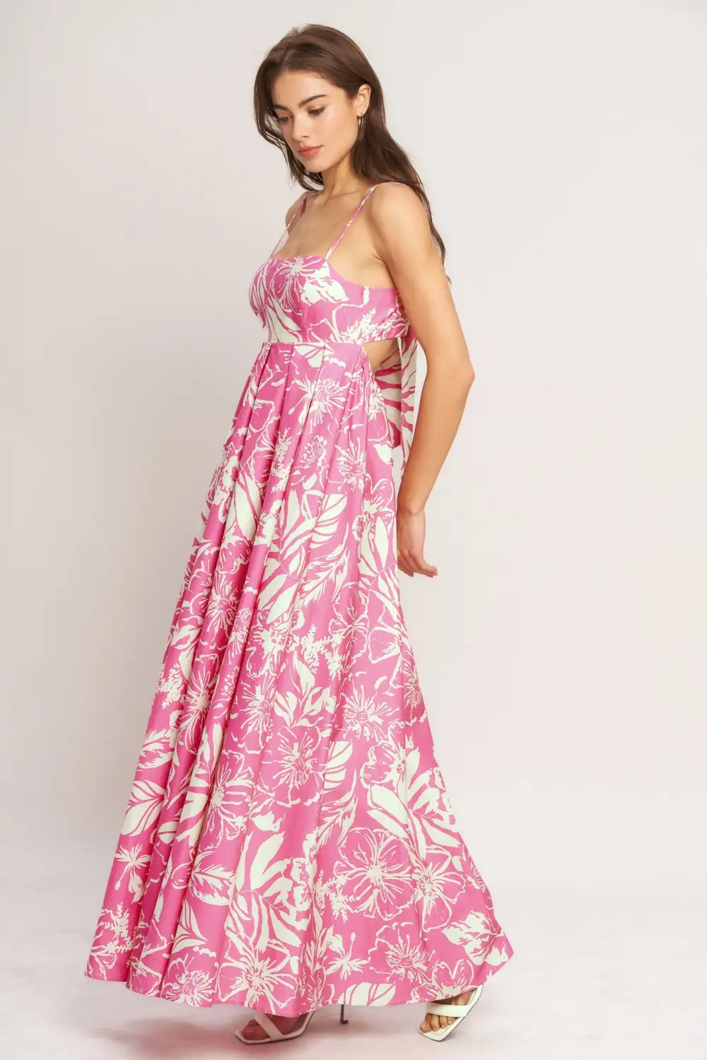 Cotton Floral Maxi Dress