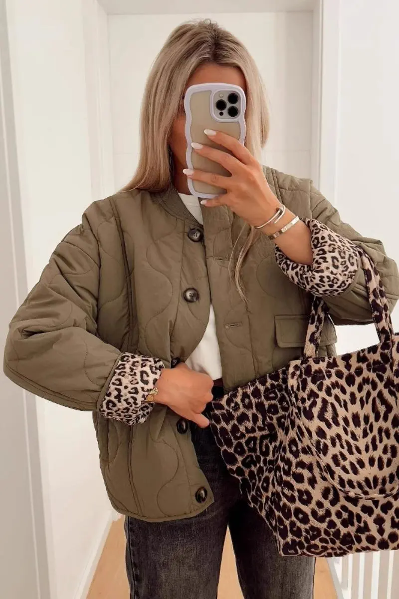 Quilted Relaxed Padded Jacket