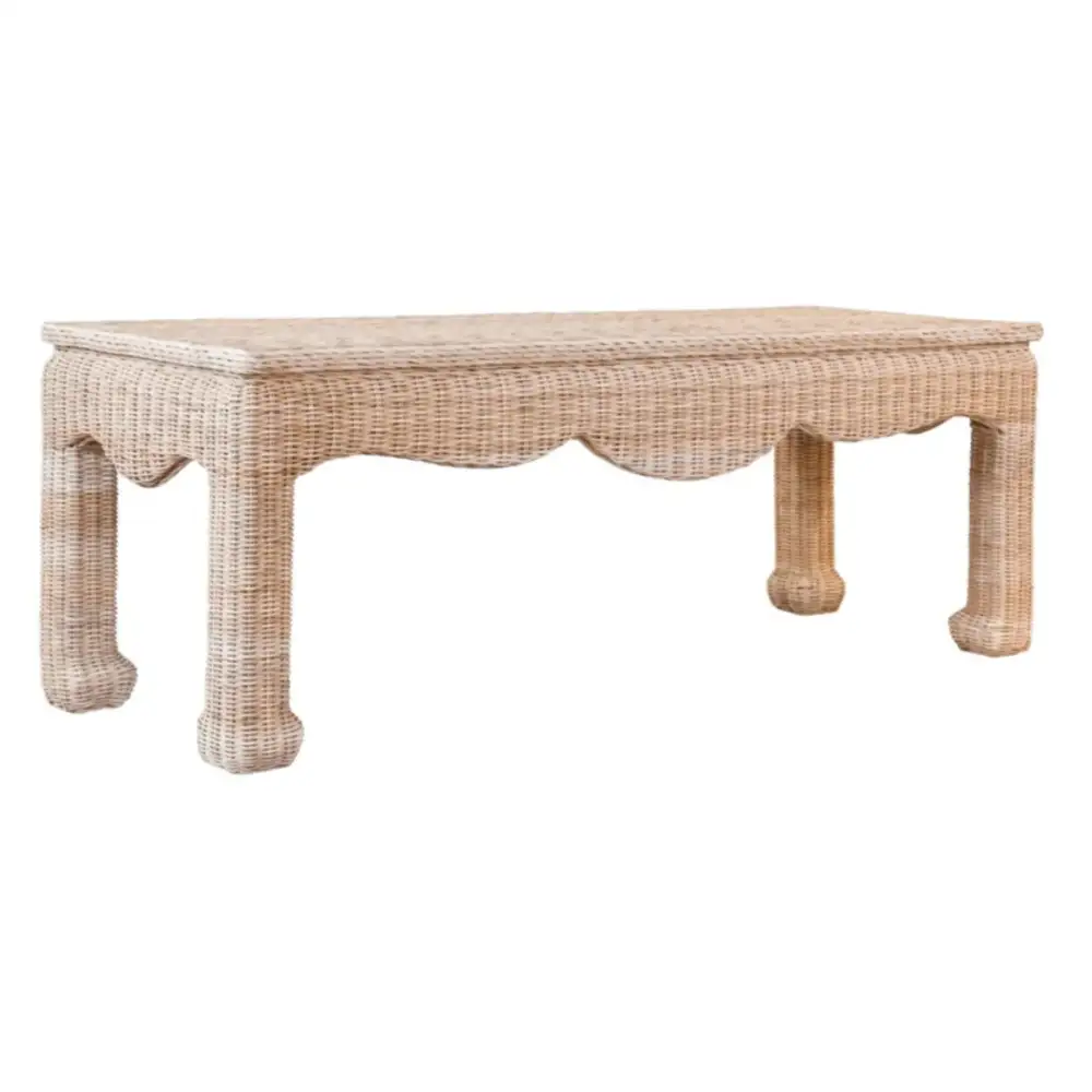 Decorative Classic Rattan Ottoman