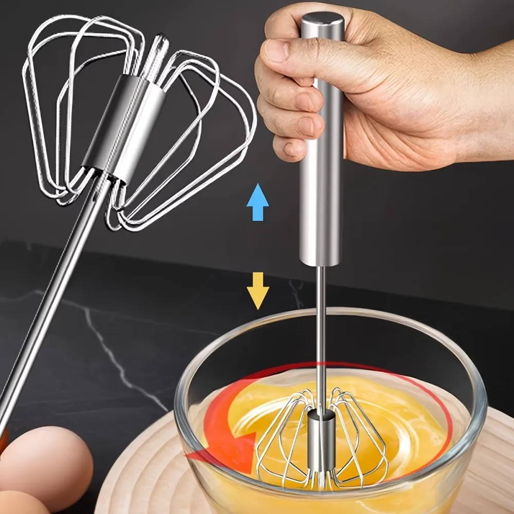 Stainless Steel Push Whisk