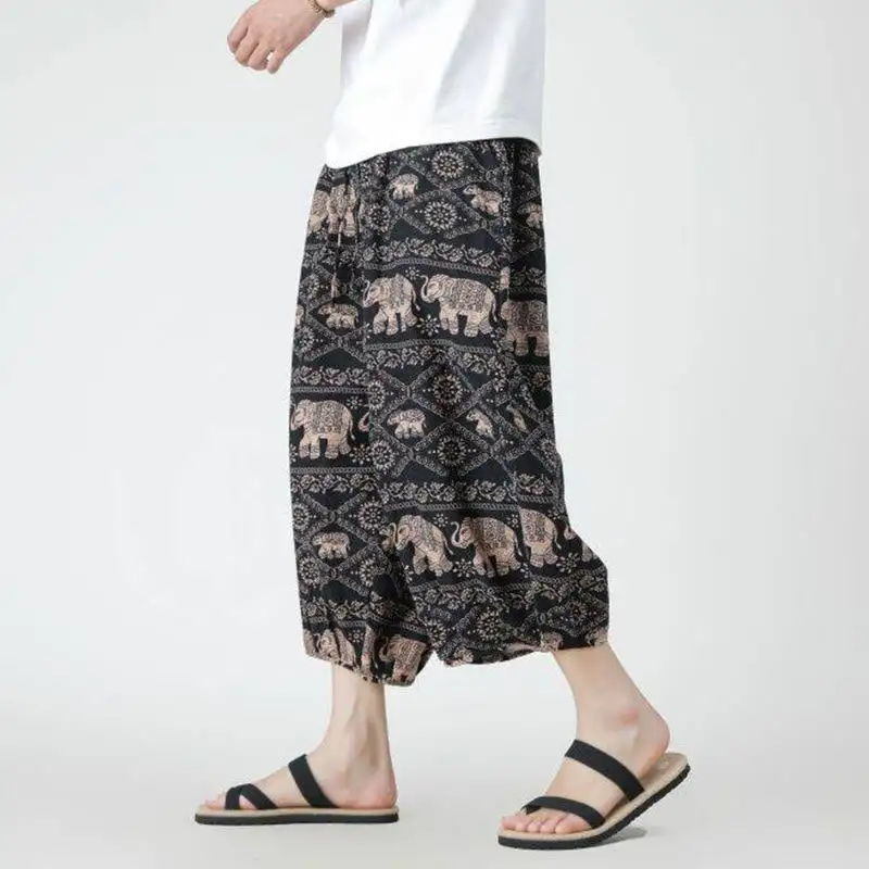 Patchwork Pocketed Pants
