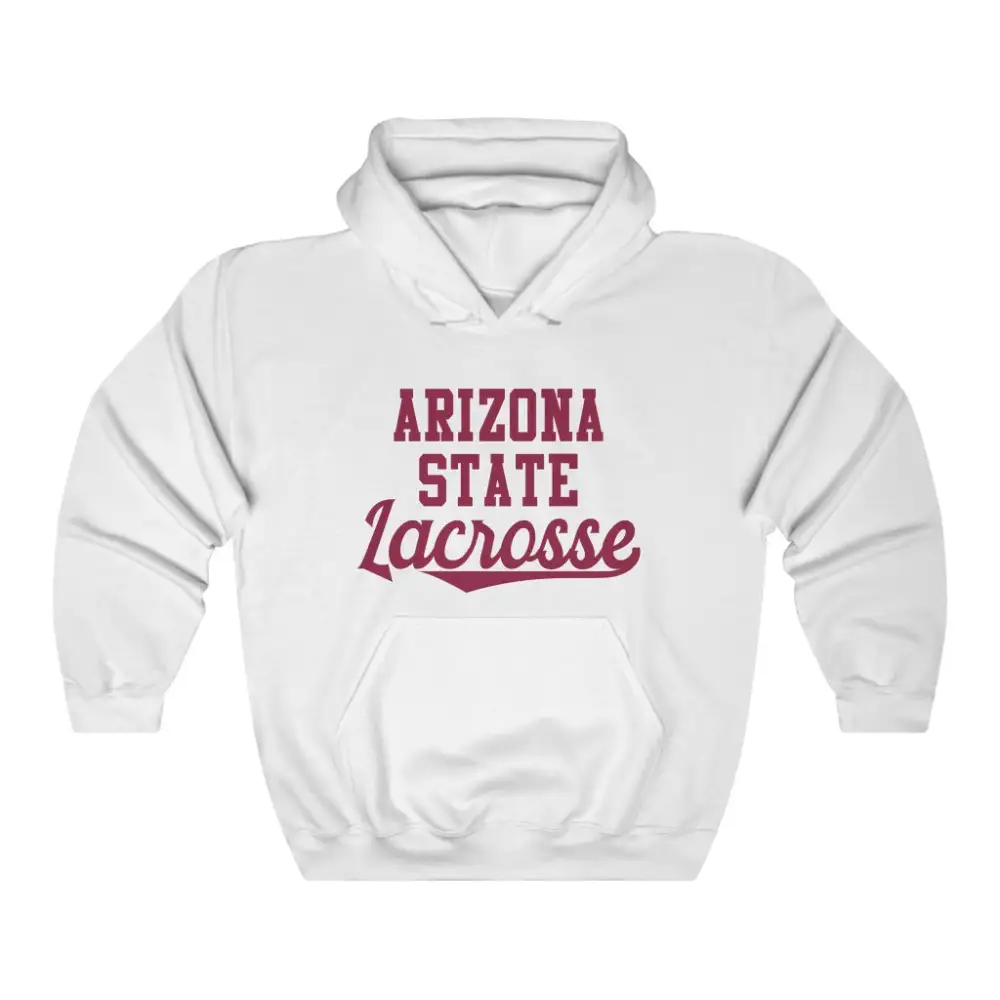 Clean Lettering Lacrosse Graphic Pullover Hoodie