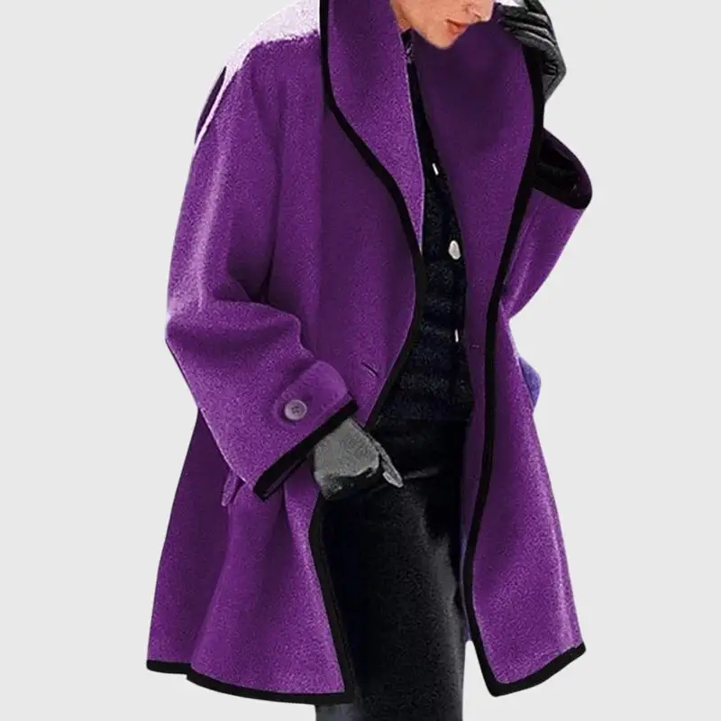 Button Front Pocketed Jacket