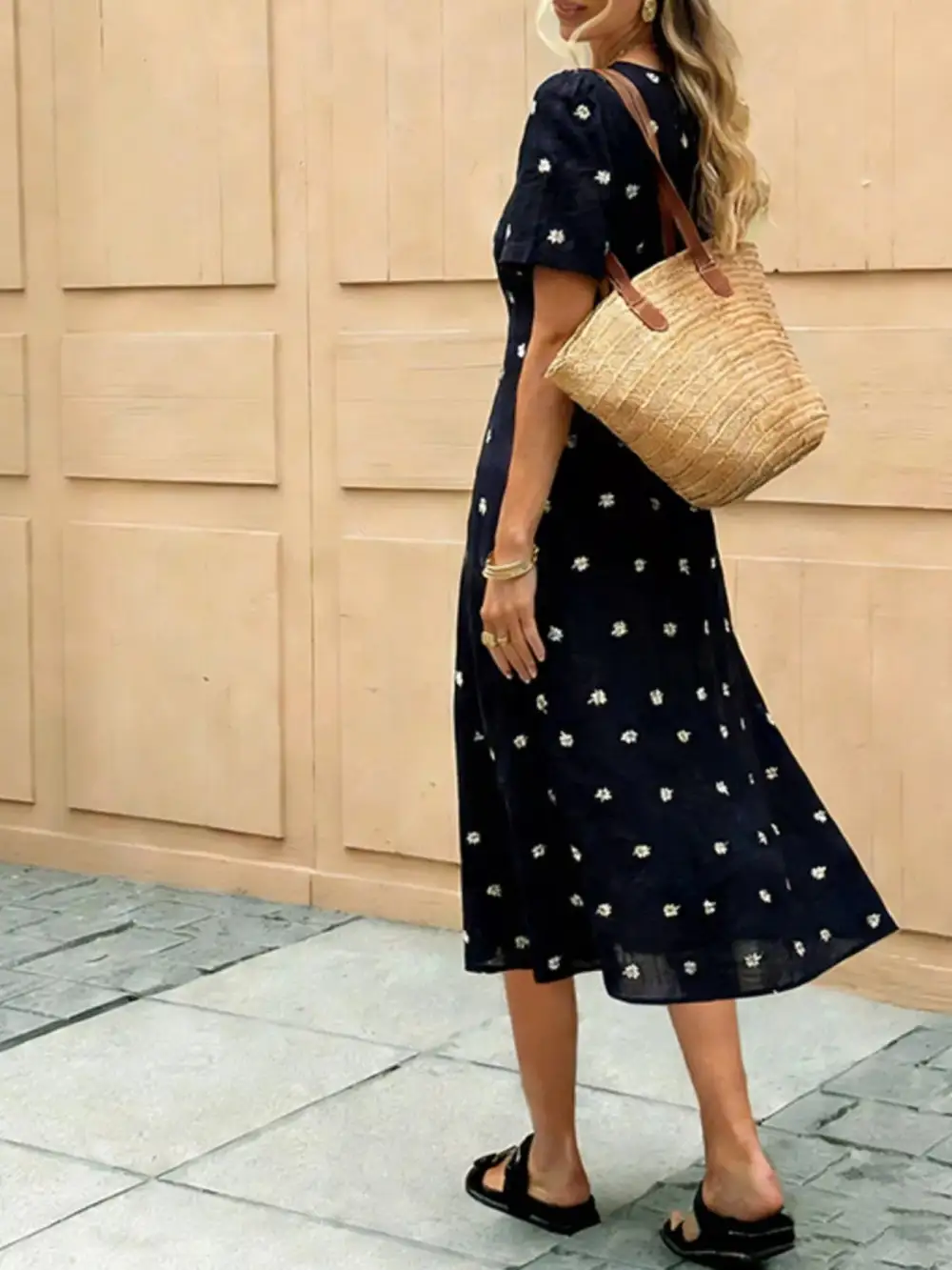 Structured Classic Midi Dress