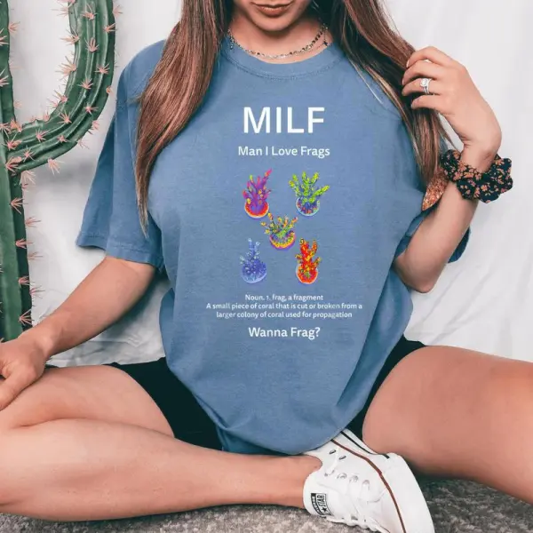 Milf Man I Love Frags For Men Women Women's Oversized Comfort Colors T-Shirt