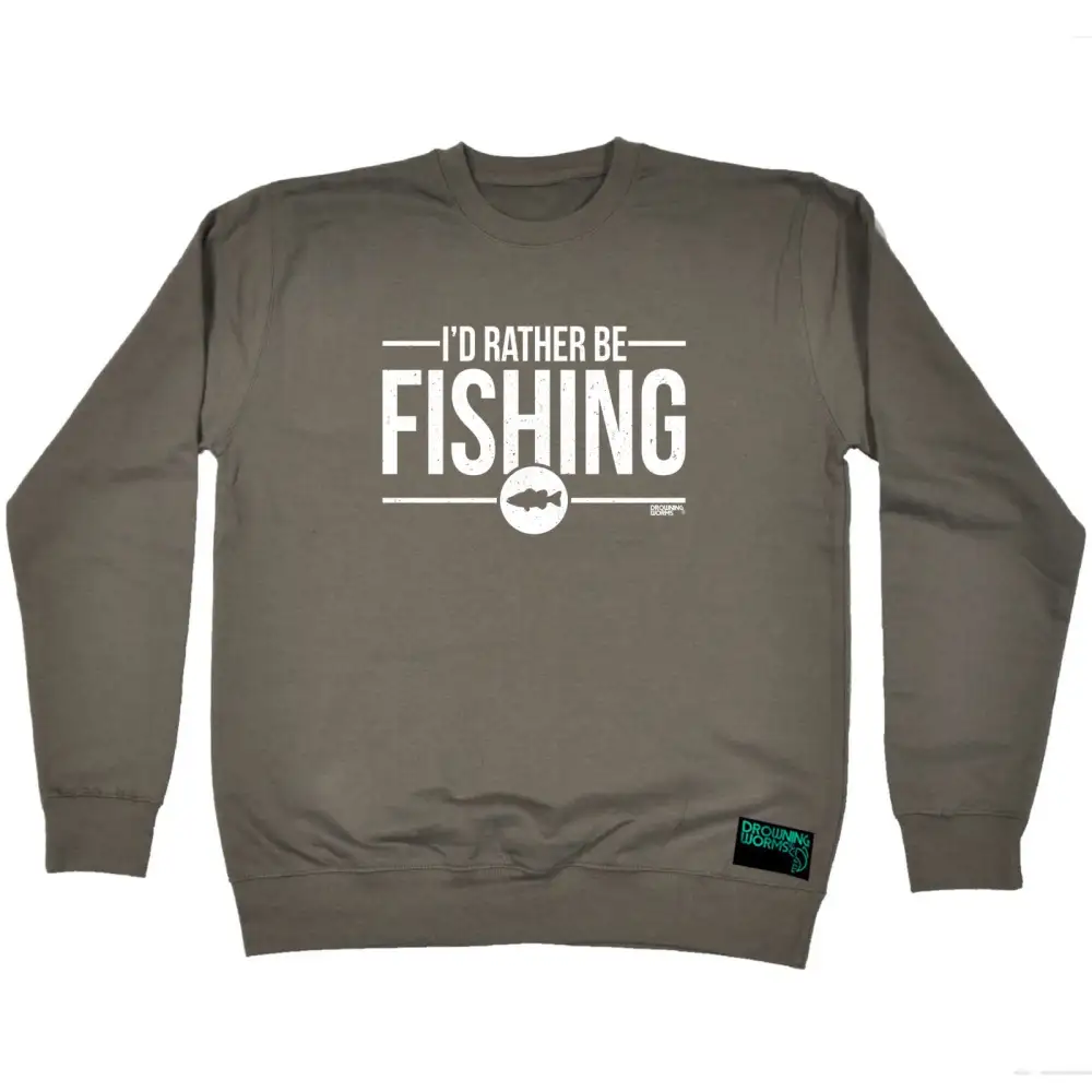 Rather Fishing Graphic Sweatshirt