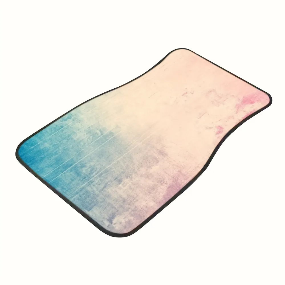 Gradient Print Floor Mats