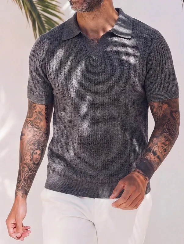 Grey Clean Fit Shirt