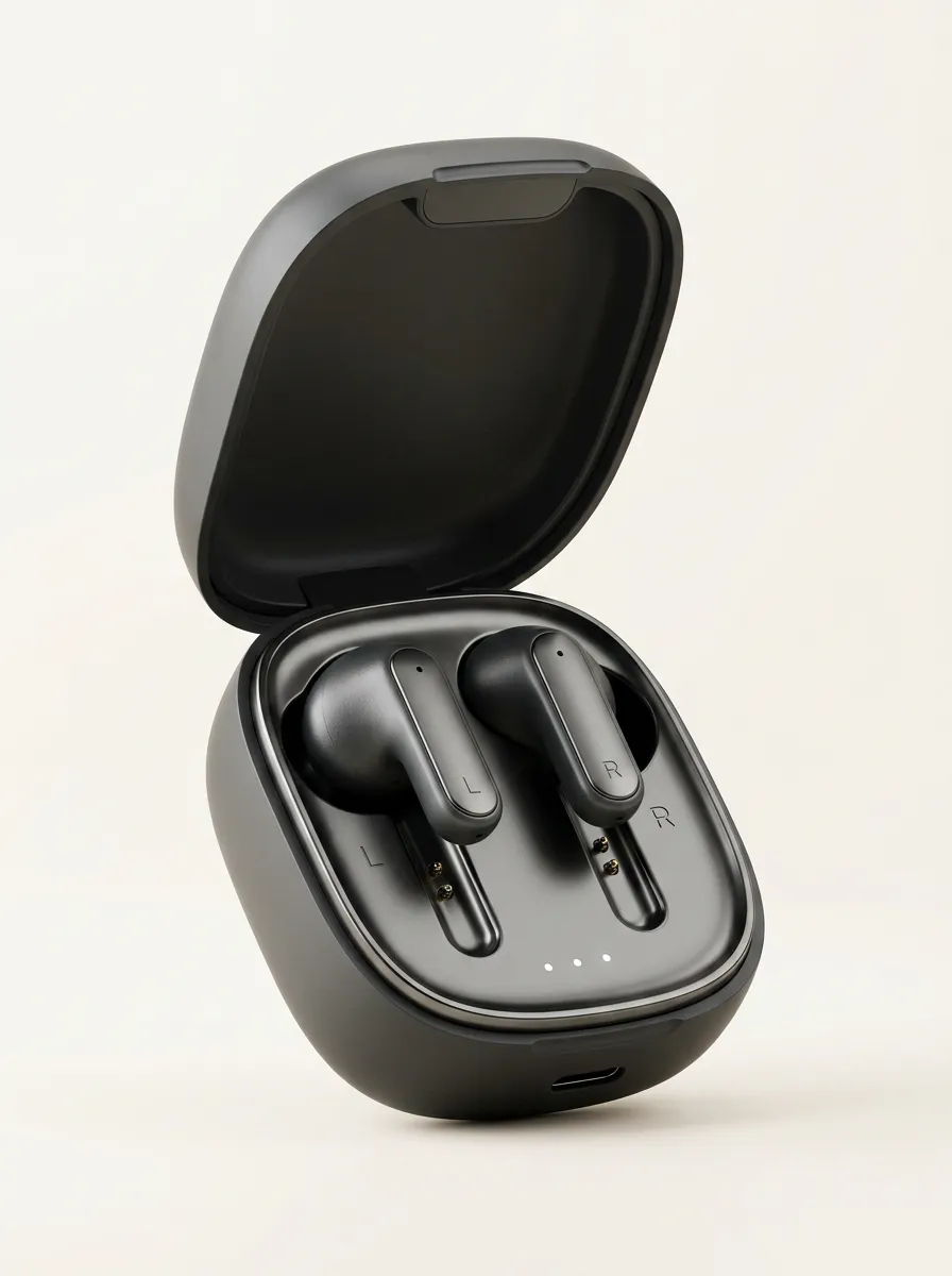 Compact Wireless Earphones with Charging Case