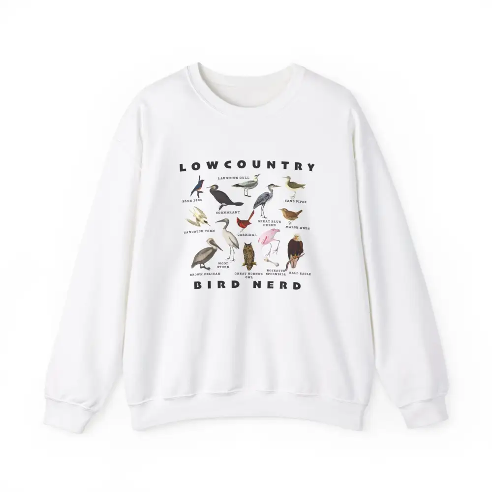 Bird Watcher Graphic Crewneck Sweatshirt