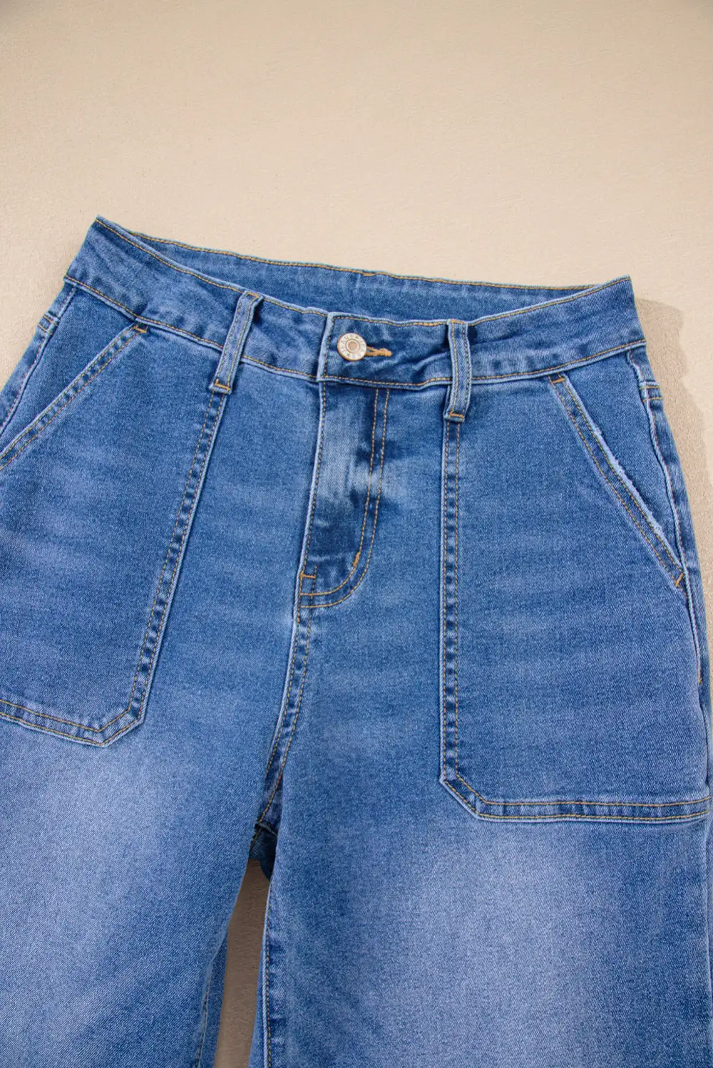 Structured Neat Finish Denim Jeans