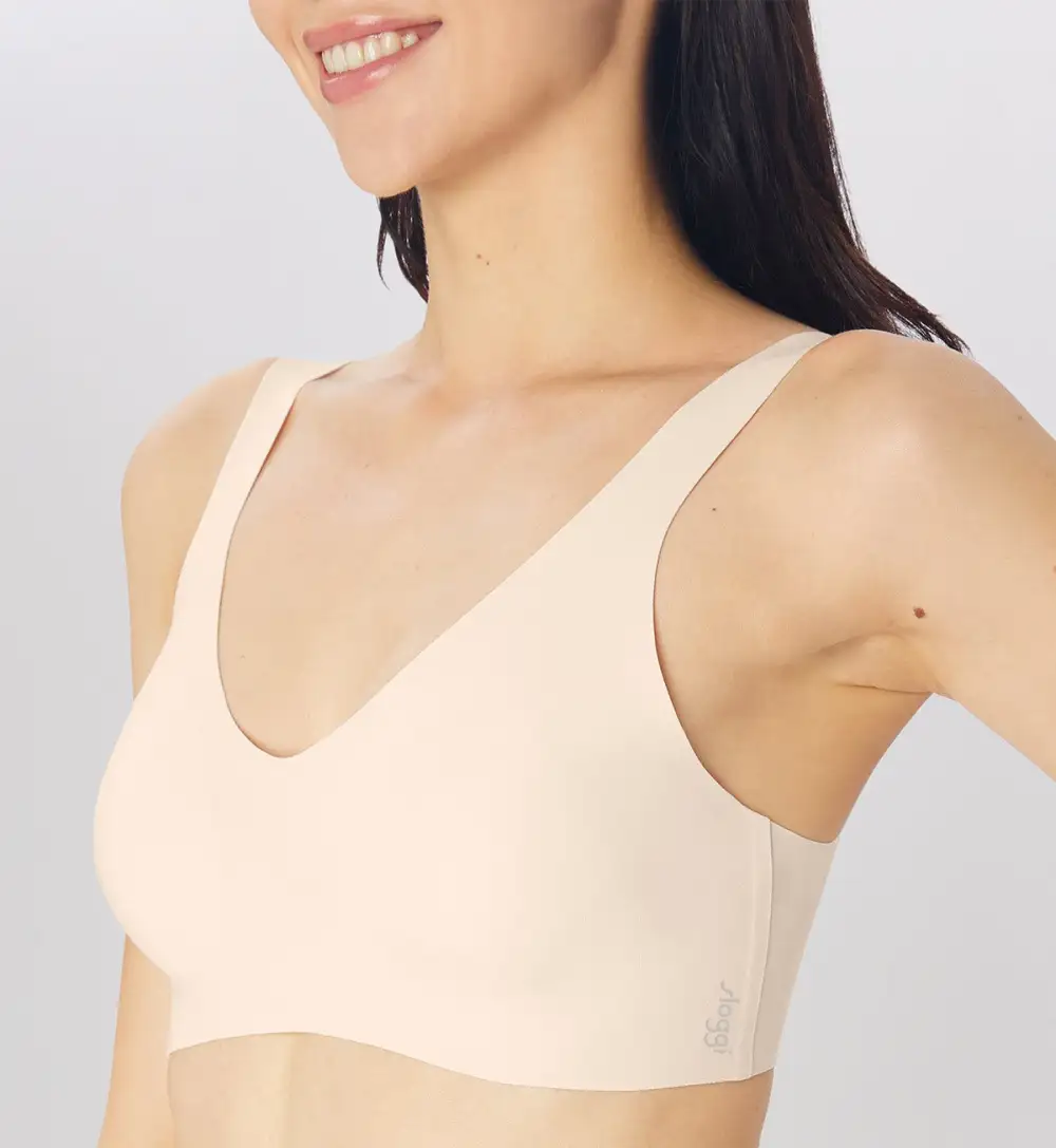 Women's Natural-Fit Non-Wired Seamless Breathable Bralette