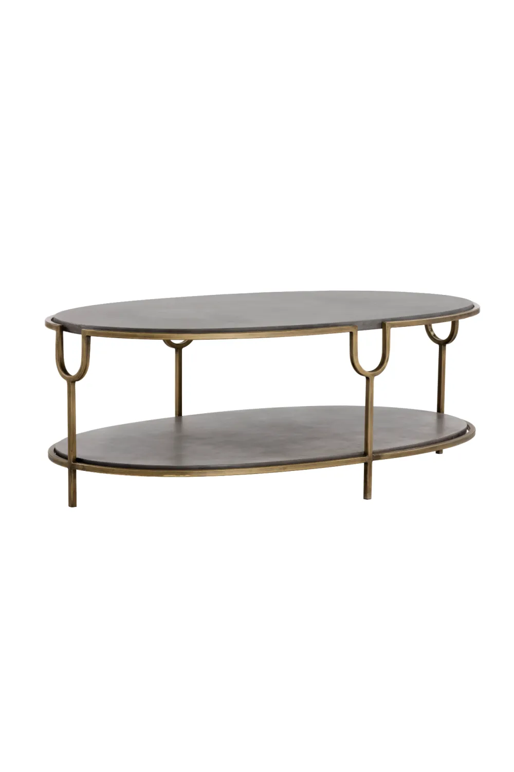 Concrete Oval Coffee Table