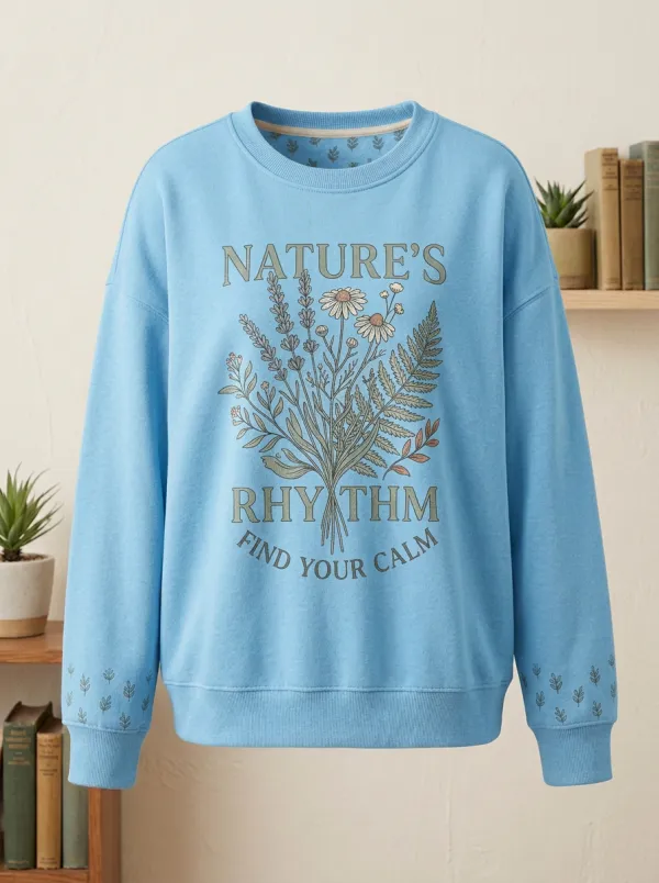 Signature Nature Lover Wildflower Bouquet Sweatshirt