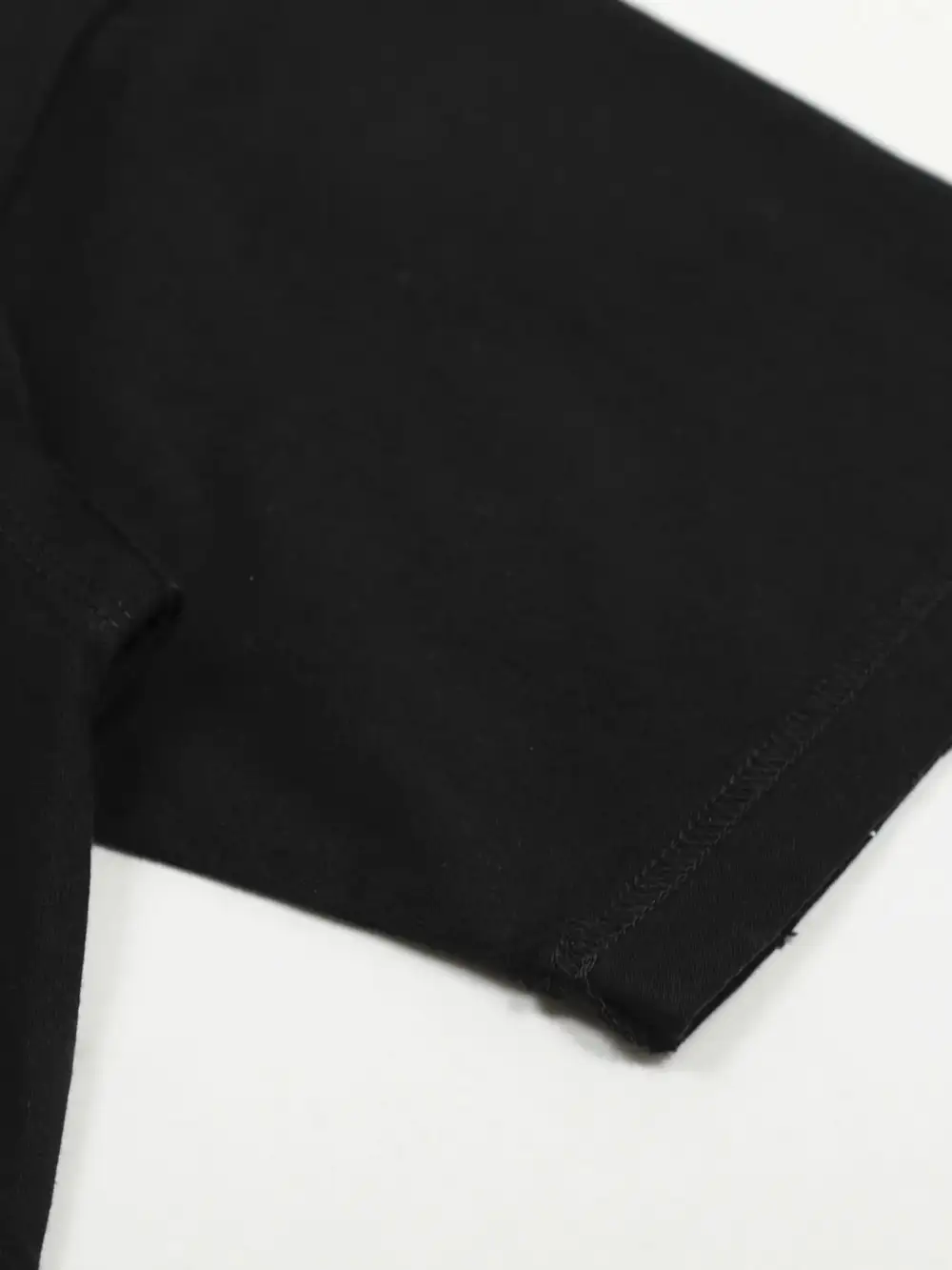 Plain Front Crew Neck Short Sleeve Tee
