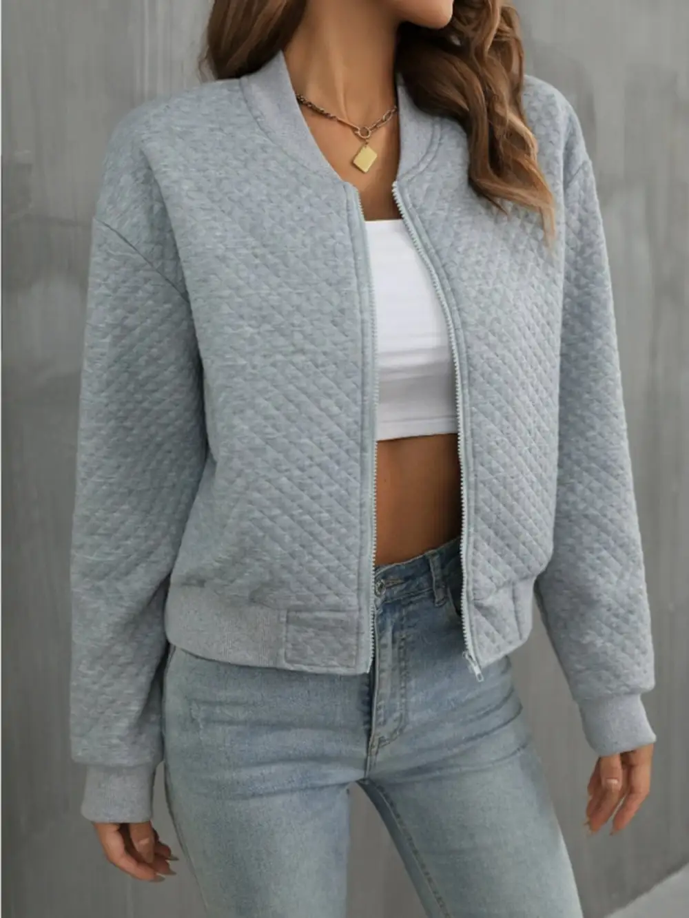 Refined Zip-Up Jacket