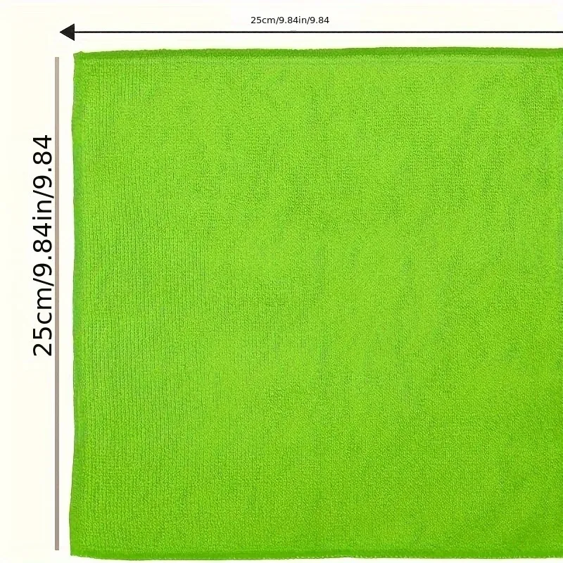 2 Pcs Colorful Microfiber Cleaning Cloths