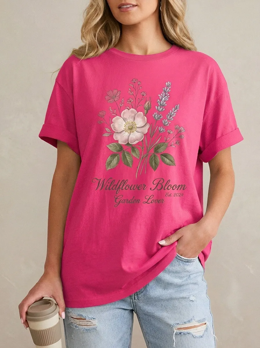 Garden Lover Wildflower T-Shirt