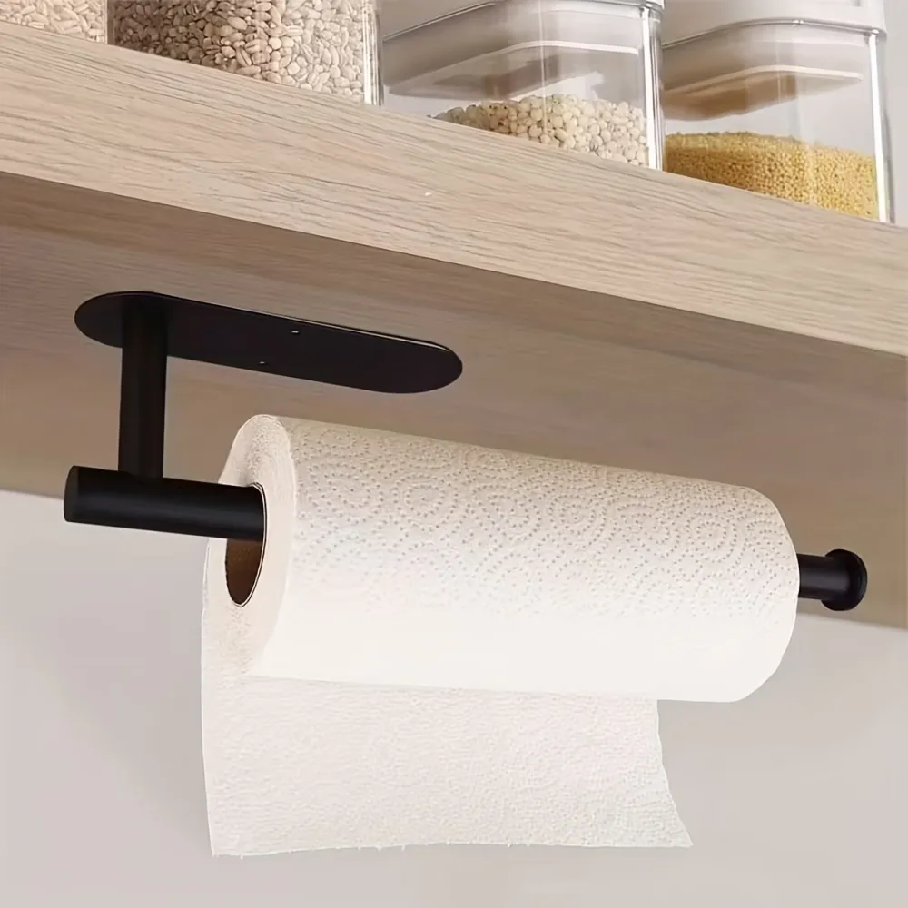Wall-Mounted Kitchen Paper Towel Rack