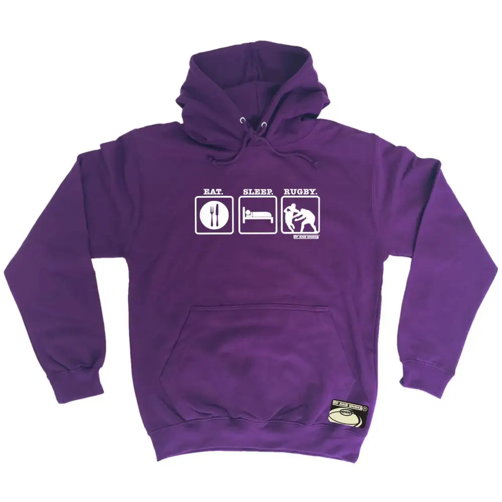 Rugby Routine Graphic Hoodie