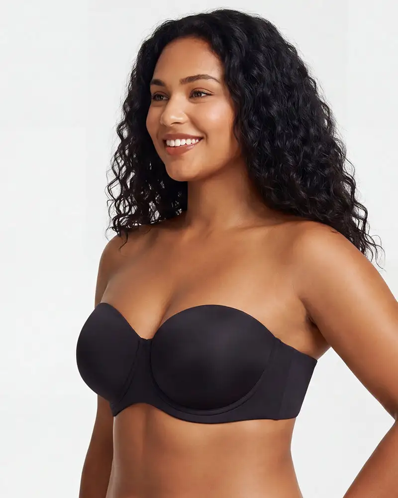No-Slip Strapless Full Support Bra