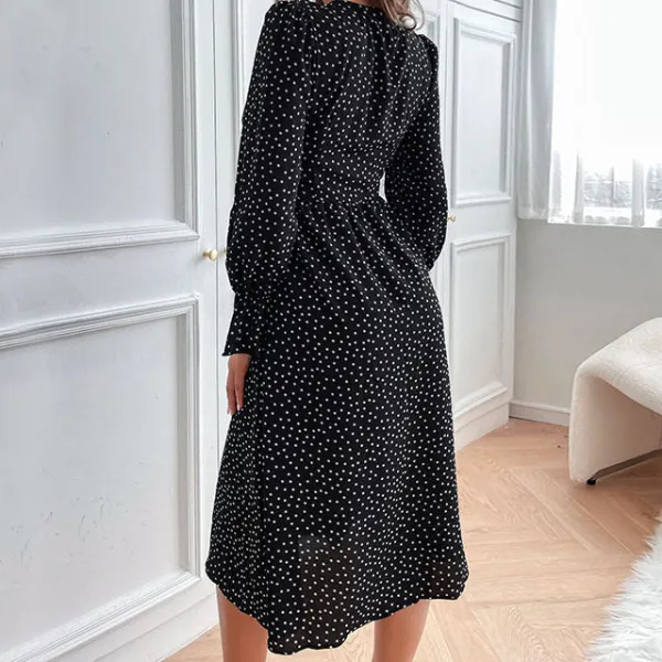 Women's Daywear Ruffled Dress