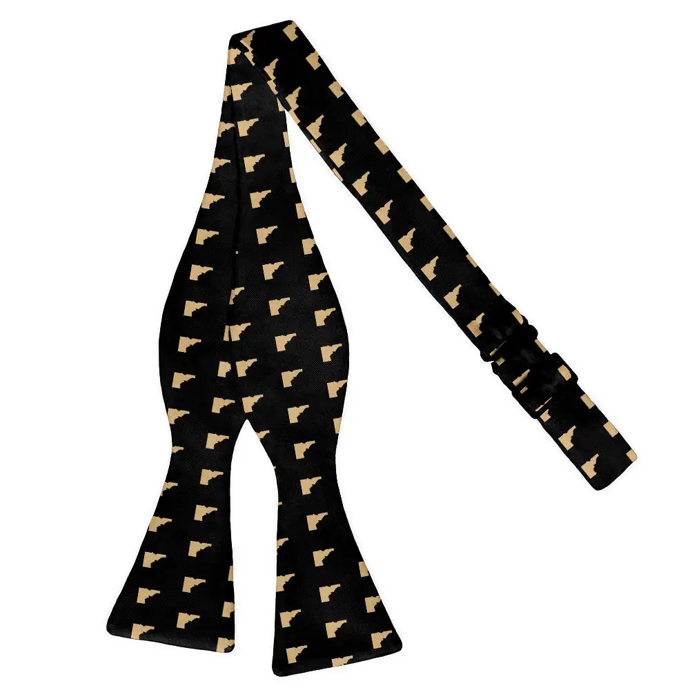 Distinctive Outline Motif Bow Tie