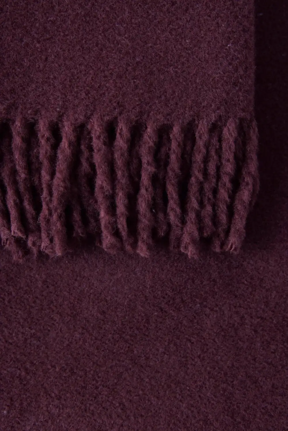 Solid Cotton Blend Throw