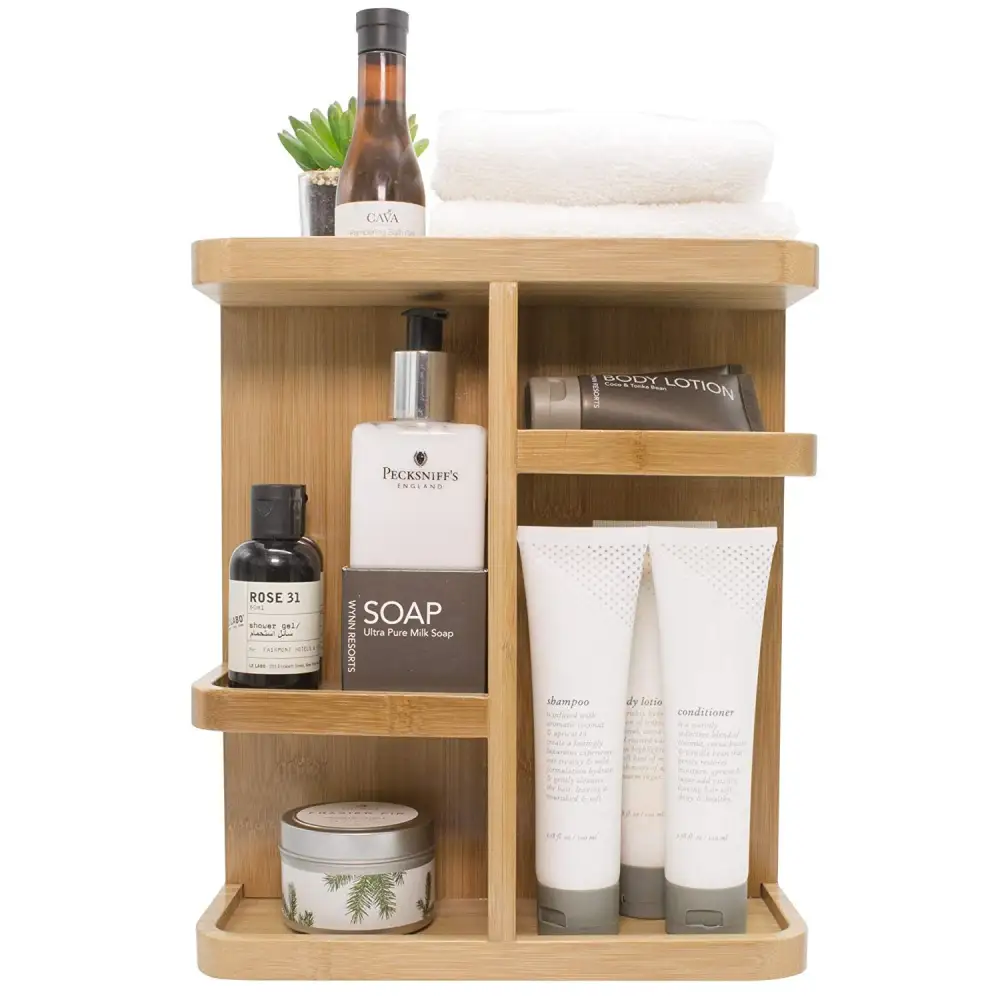 Bamboo Carousel Organizer
