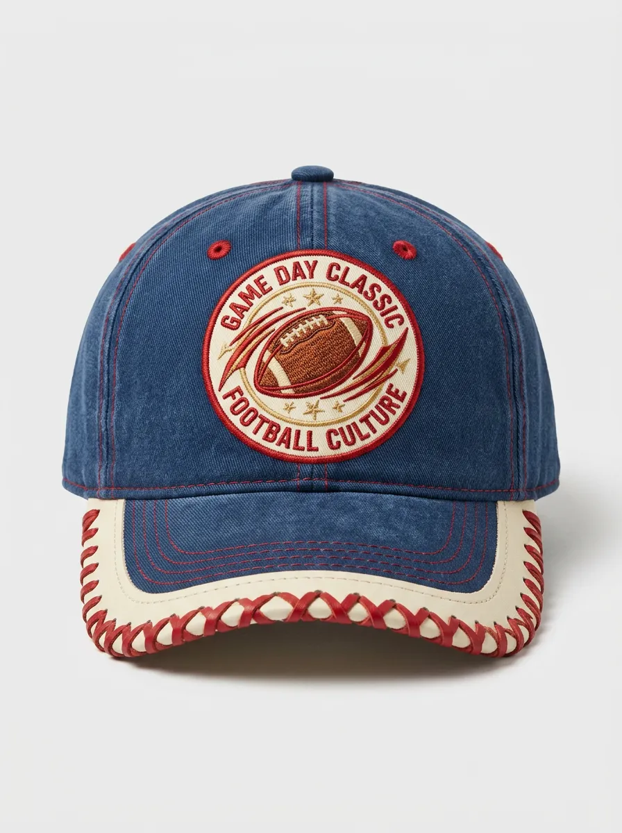 Unisex American Football Lover Game Day Classic Embroidered Baseball Cap