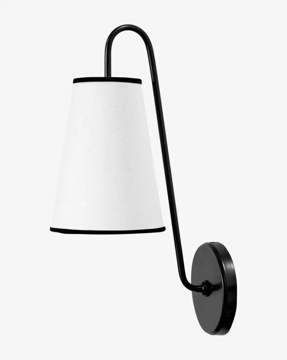 Curved-Arm Modern Wall Sconce