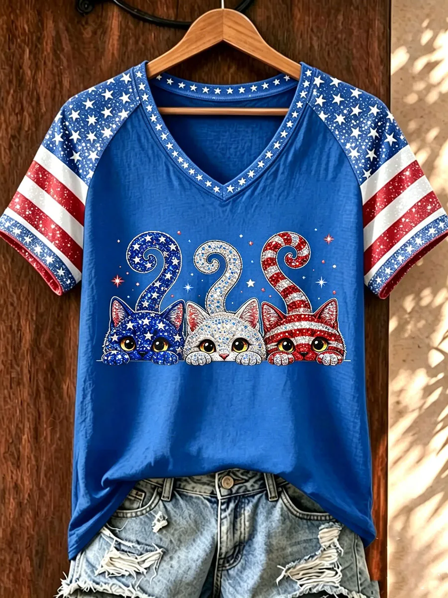 Women's  American Cat T-shirt