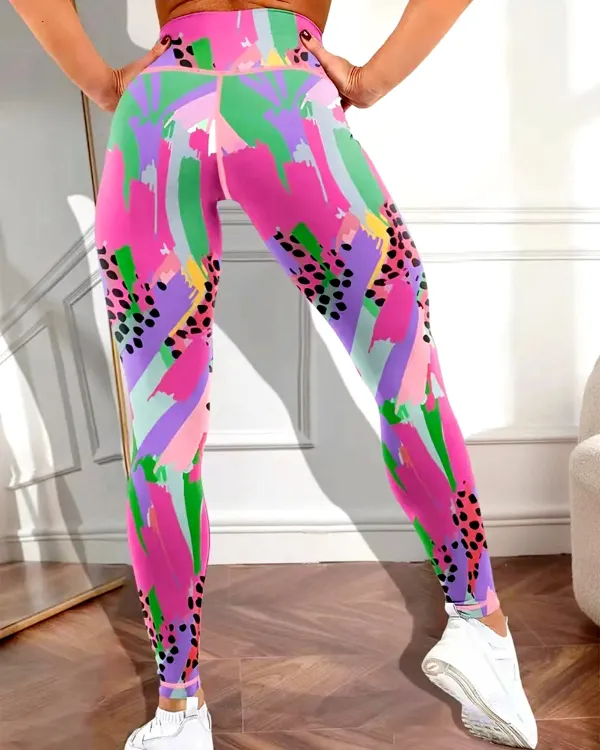 Leopard Abstract Everyday Leggings
