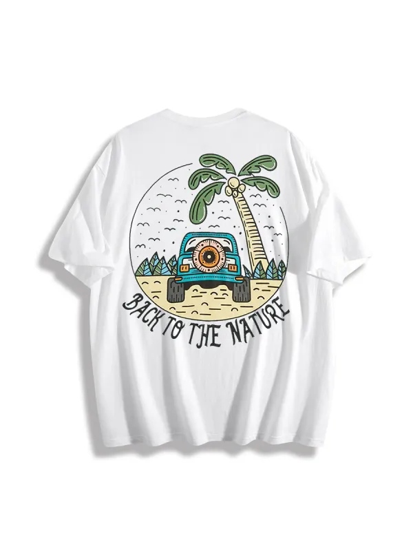 Nature Backing Adventure Graphic T-Shirt