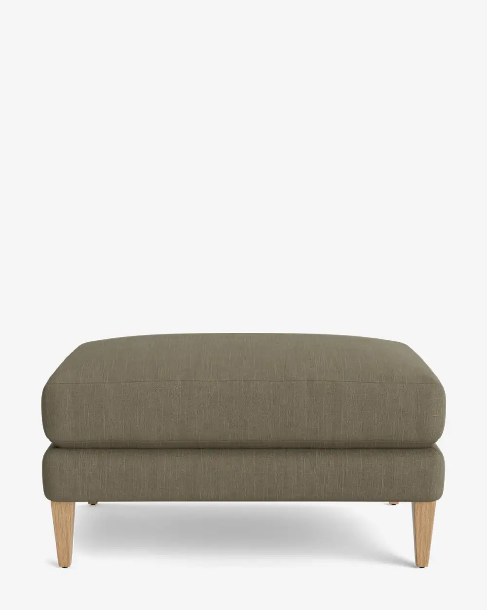 Modern Oak Ottoman