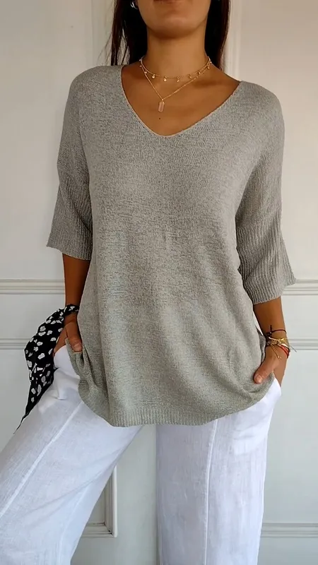 Longline Loose Fit Tunic Top