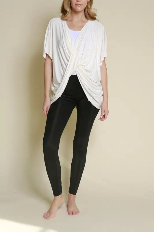 Bamboo One Size Wrap Top Cardigan