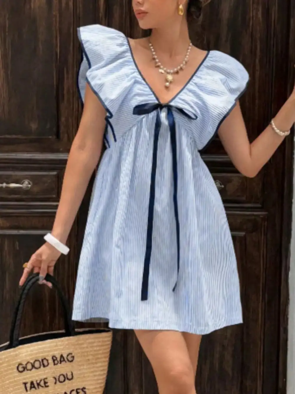 Ruffle Mini Dress