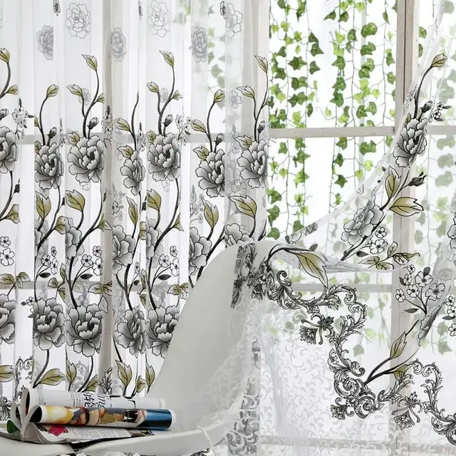 Baking Sheer Window Valance Panel