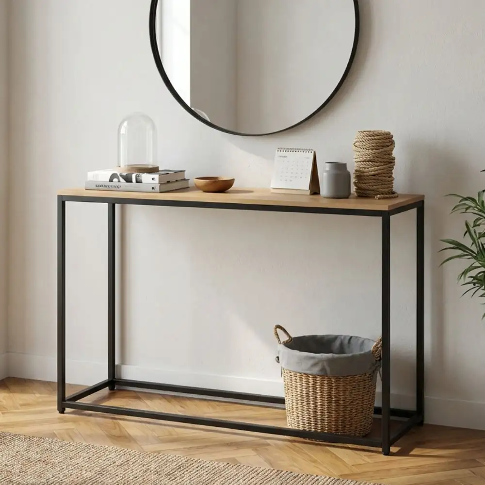 Slim Profile Entryway Console Table