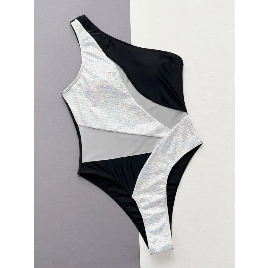 Women's Contrast One-Piece Swimsuit