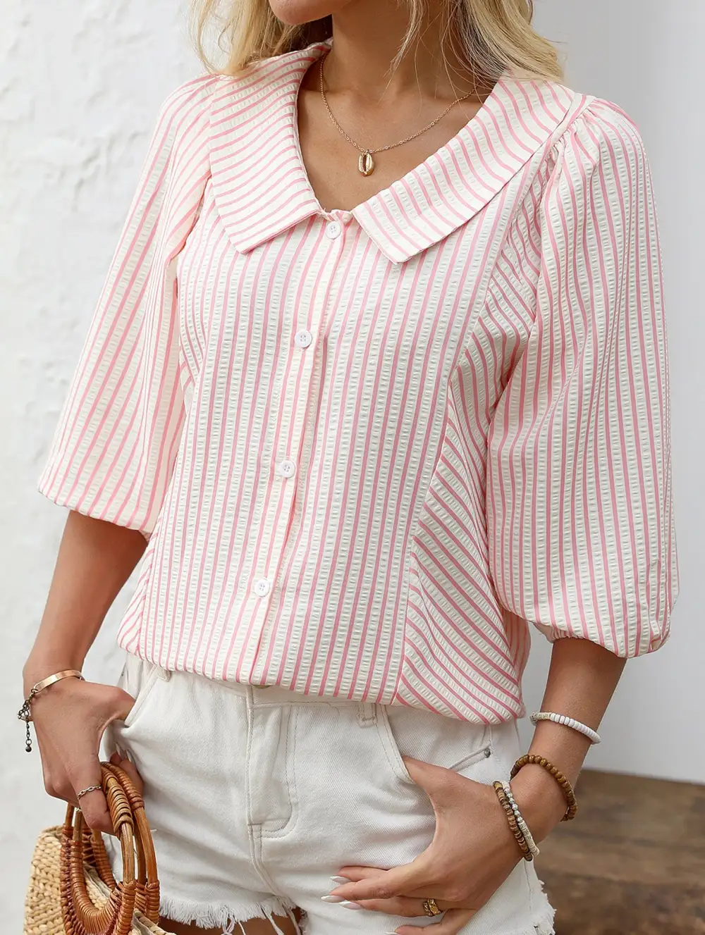 Puff Sleeve Doll Blouse