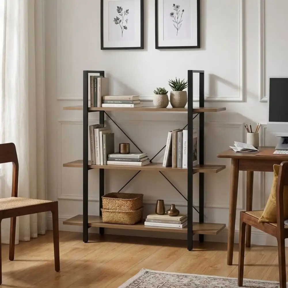 Open Frame Industrial Bookshelf