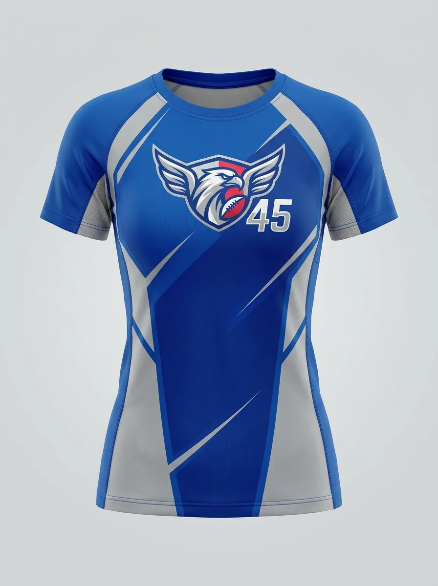 Women's American Football Eagle 45 Printed Sports Top