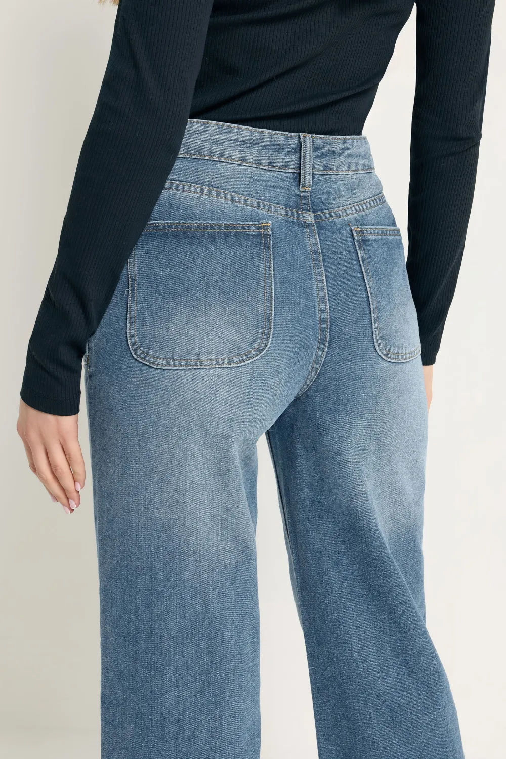 Women's Casual Wide Leg Jeans