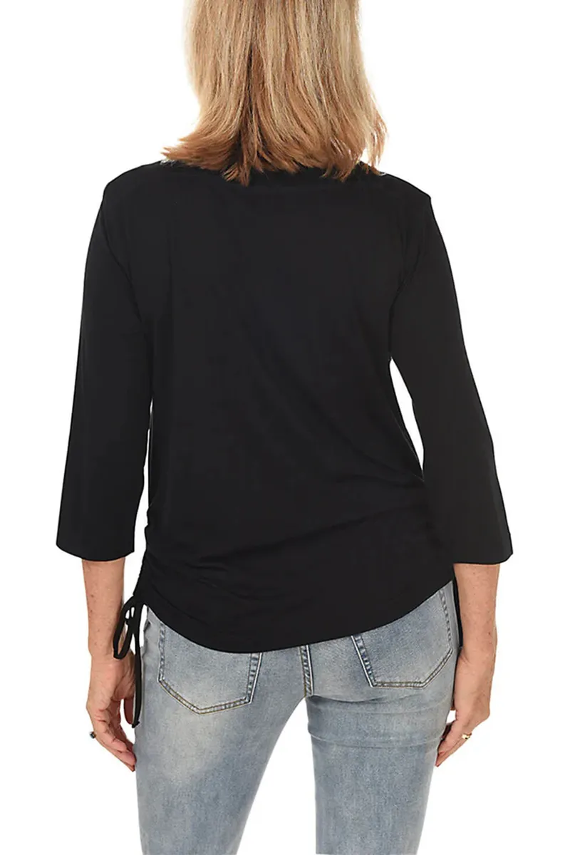 Classic Side Shirred Blouse