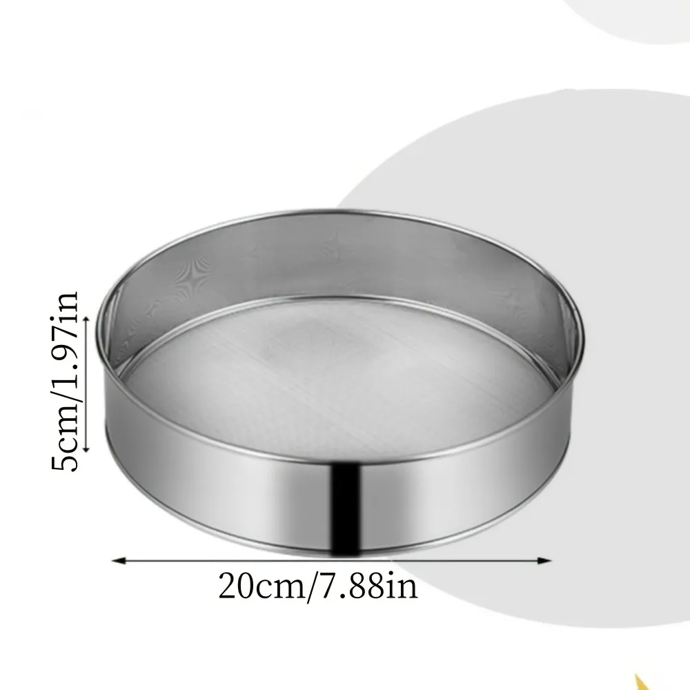 Baking-Specific Stainless Steel Sifting Bowl