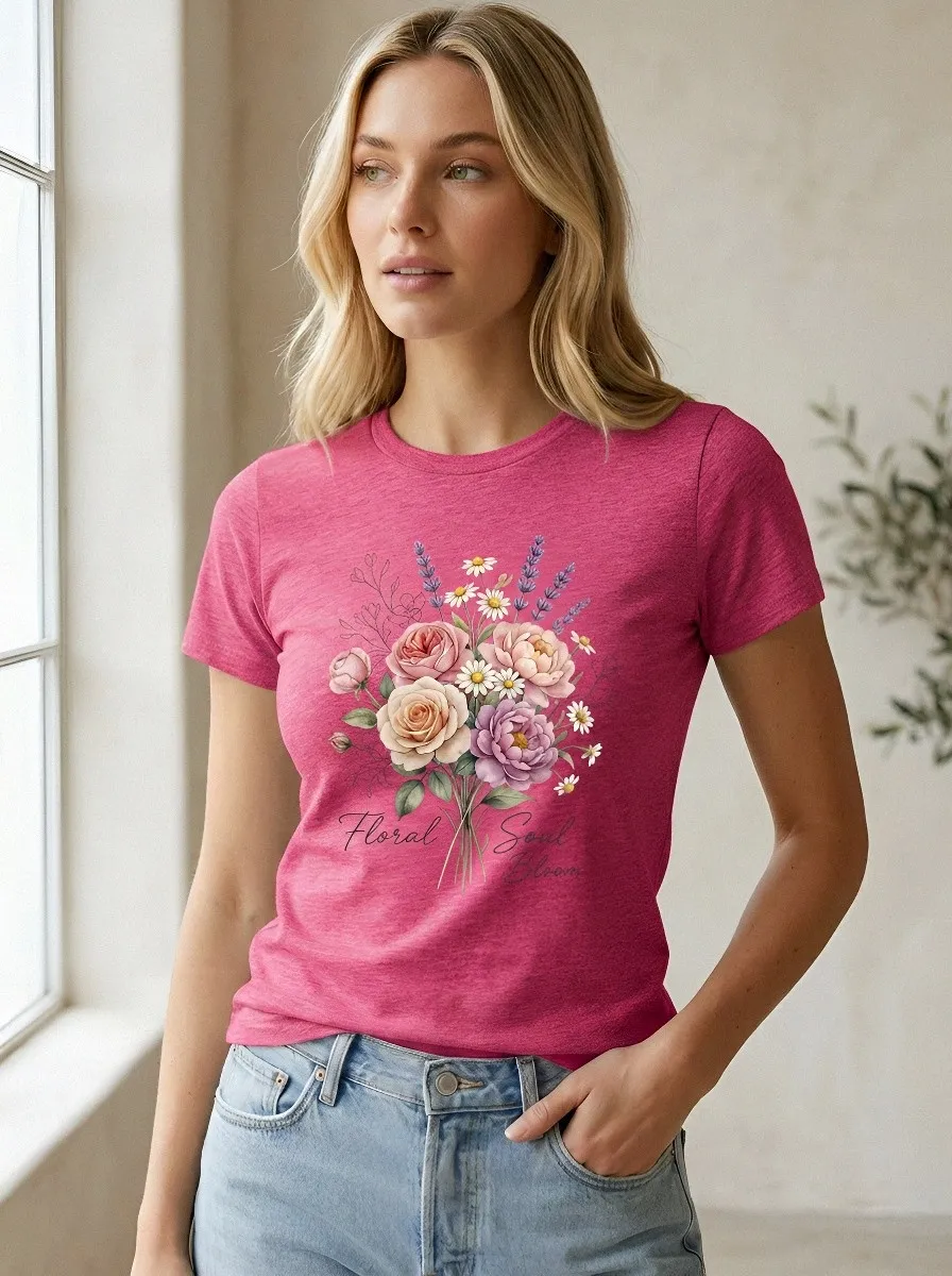 Floral Soul Bloom T-Shirt Classic