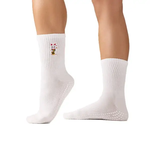 Lounge Animal-Motif Crew Grip Socks